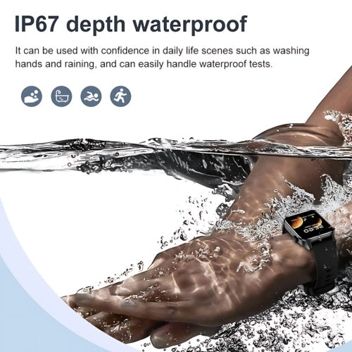 Smart Watch Women Men Fitness Tracker Heart Rate For Android Waterproof