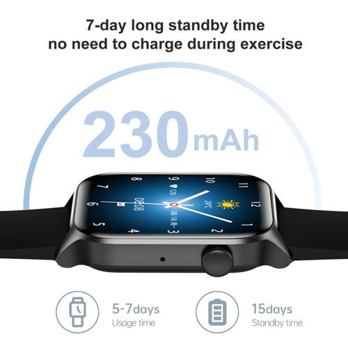 Smart Watch Women Men Fitness Tracker Heart Rate For Android Waterproof