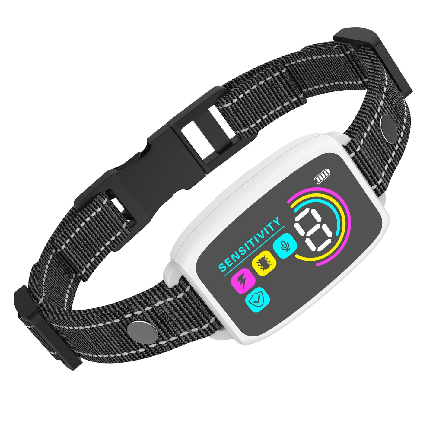 Anti-Bark Dog Collar – Rechargeable, Waterproof w/ Digital Display