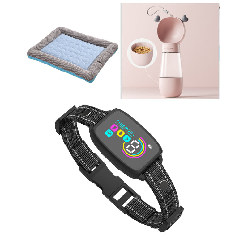 Anti-Bark Dog Collar – Rechargeable, Waterproof w/ Digital Display