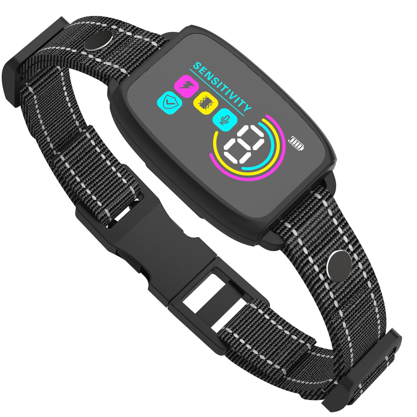 Anti-Bark Dog Collar – Rechargeable, Waterproof w/ Digital Display